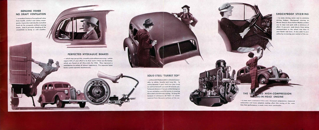 1936 Chevrolet Deluxe Brochure Page 1